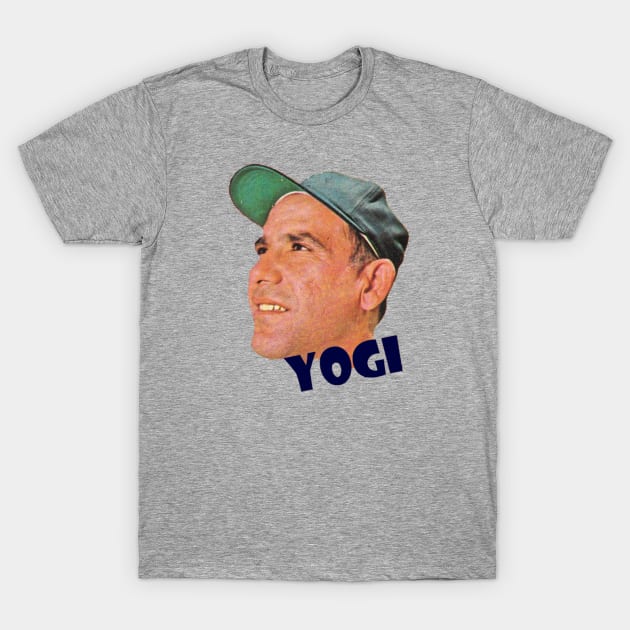 Yogi Berra Tribute Design T-Shirt by Bleeding Yankee Blue